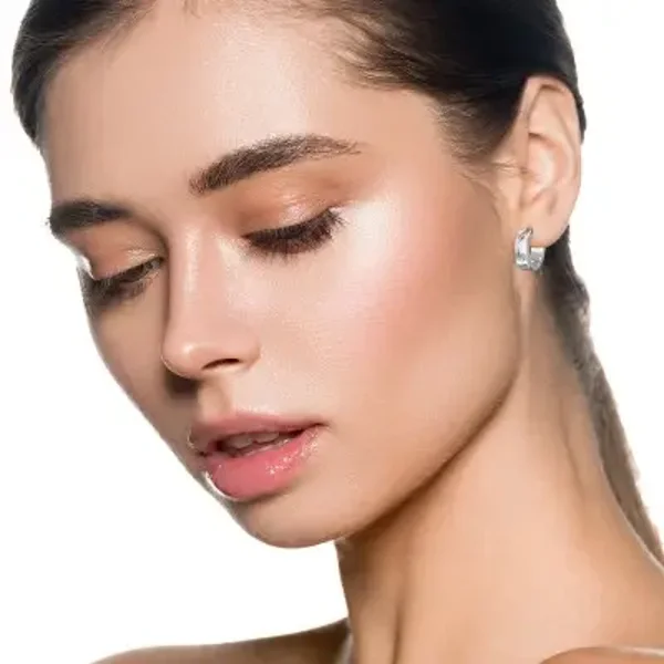 Oorbel - Stainless Steel zilverkleur