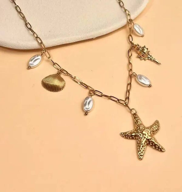 ketting - stainless steel verguld