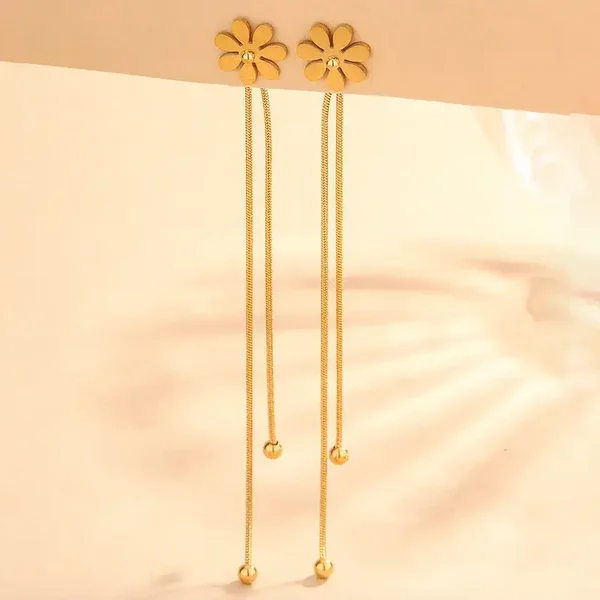 Oorbel - Stainless Steel verguld