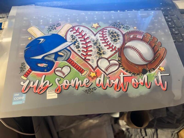 Baseball Rub some dirt on it