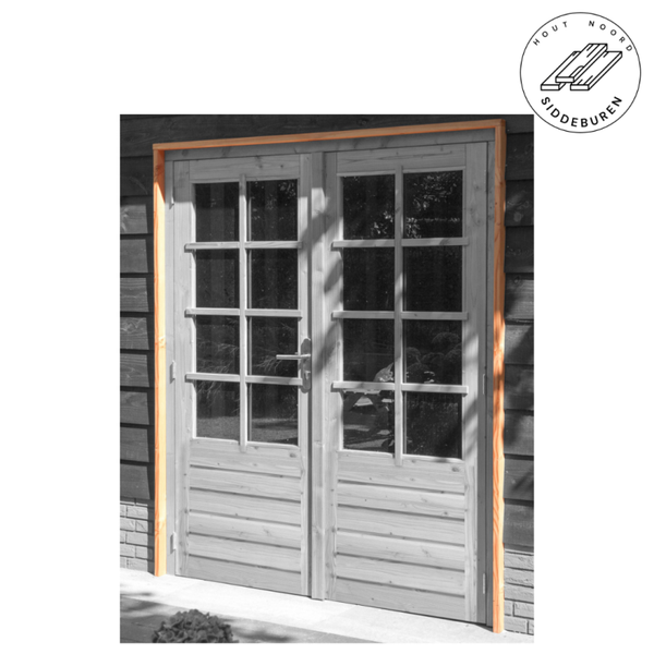 Douglas stelkozijn universeel t.b.v. enkele of dubbele deur, onbehandeld