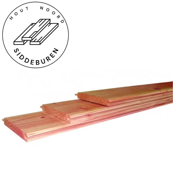 Douglas geschaafd dakbeschot 1,8 x 14,5 cm, onbehandeld (diverse lengtes)