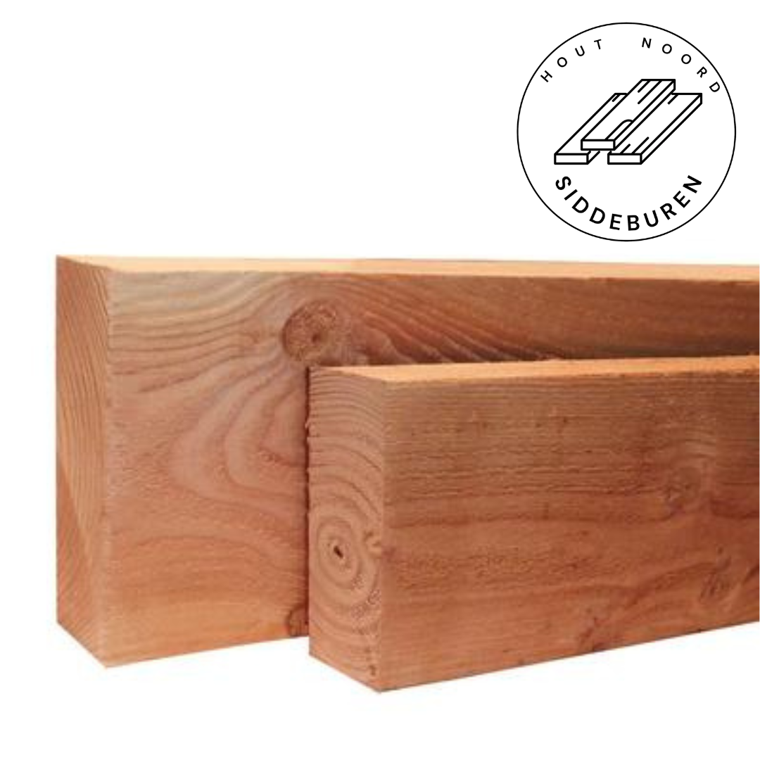 Douglas geschaafde gording 6,5 x 21 cm onbehandeld (diverse lengtes)