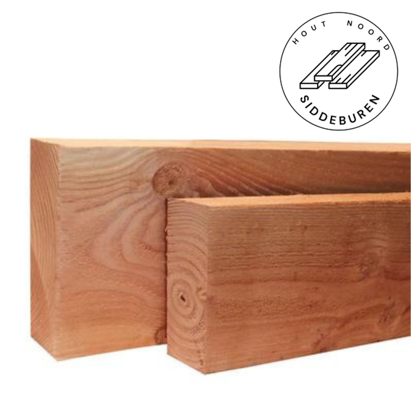 Douglas geschaafde gording 4,5 x 12,0 cm onbehandeld (diverse lengtes)