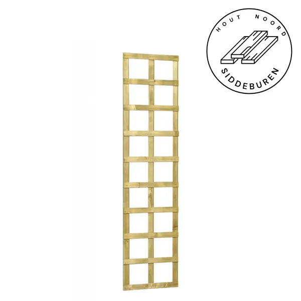 Grenen Trellis robuust 40 x 180 cm, groen geïmpregneerd