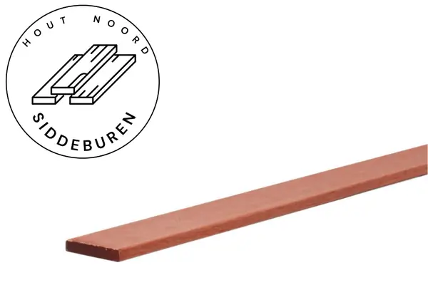 Hardhouten geschaafde plank 1,6 x 9 x 180 cm