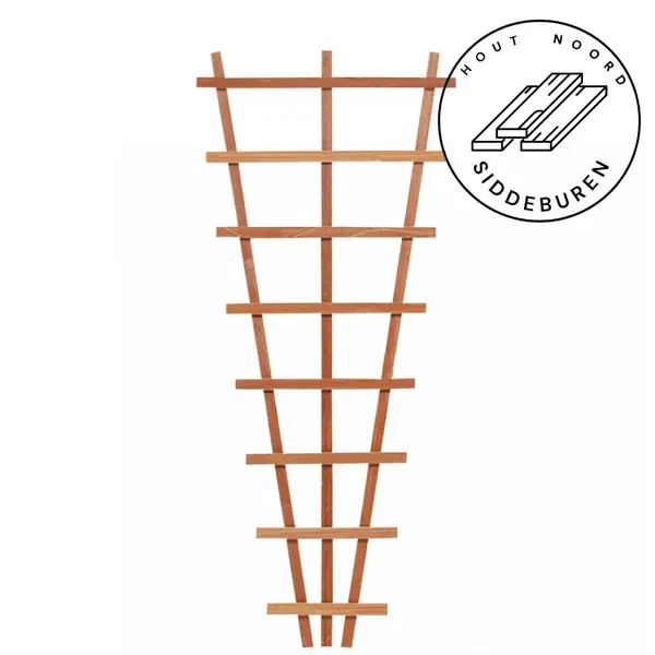 Hardhouten V-trellis 30-65 x 150 cm