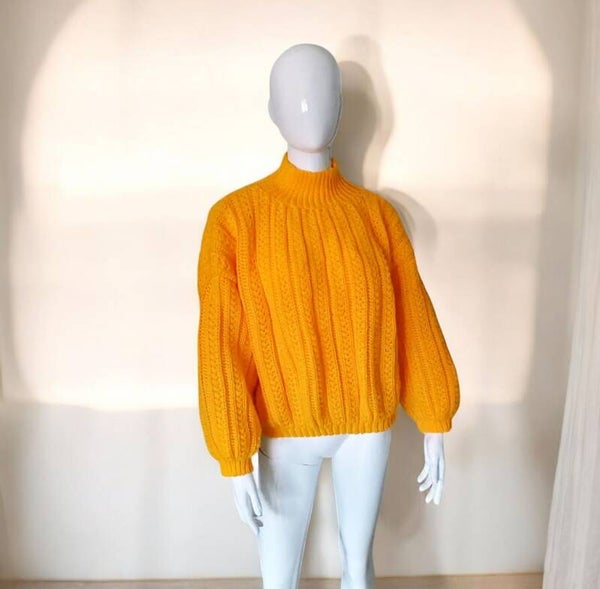 PULL FAIT MAIN AU CROCHET