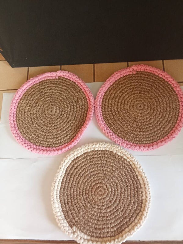 SET DE TABLEEN CORDE DE JUTE