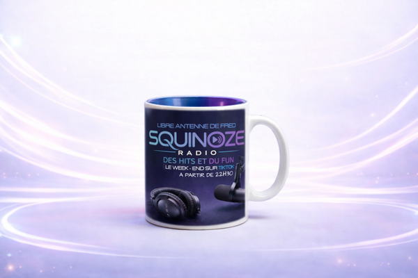 Mug personnalisé squinoze radio