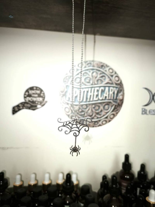 Fabulous witchy pendant.... **Spiders web** Large