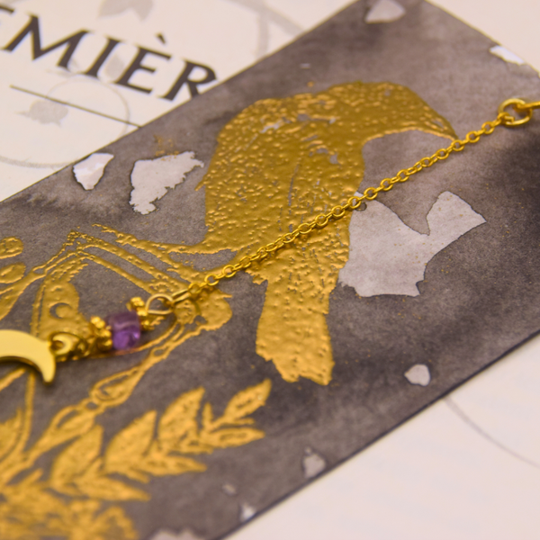 Marque-pages faits main - Collection Corbeau