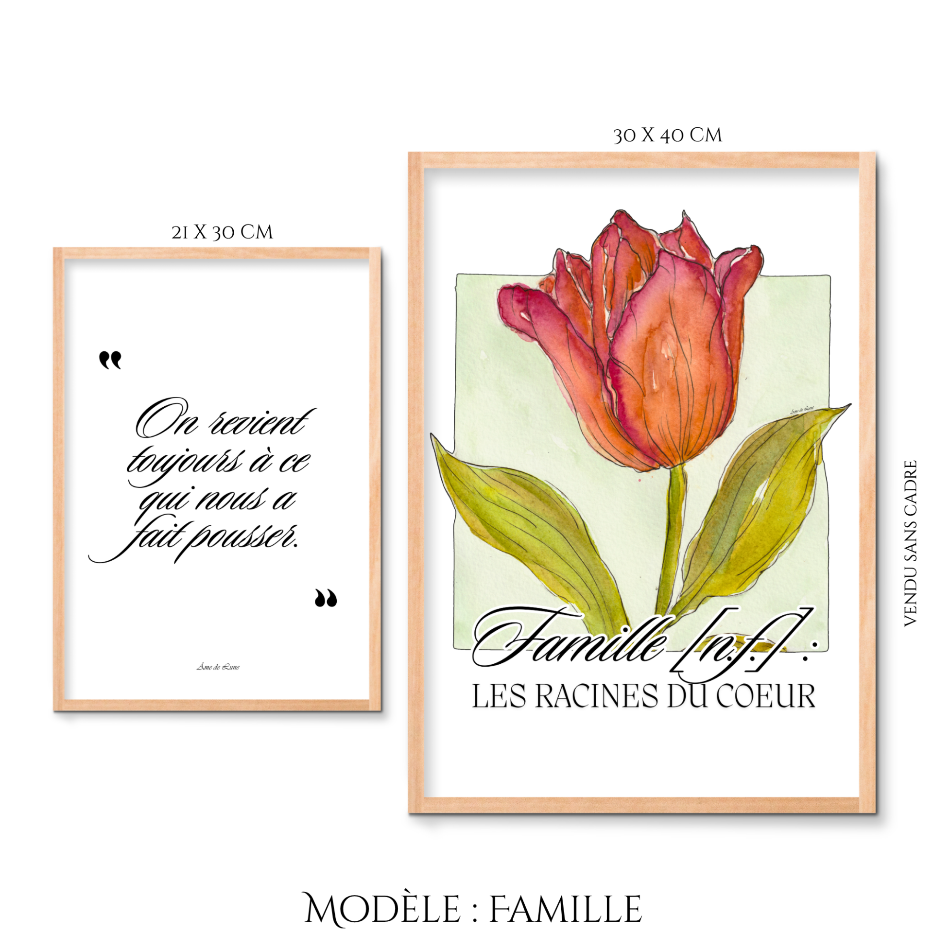Peintures Émotions en fleurs - Famille