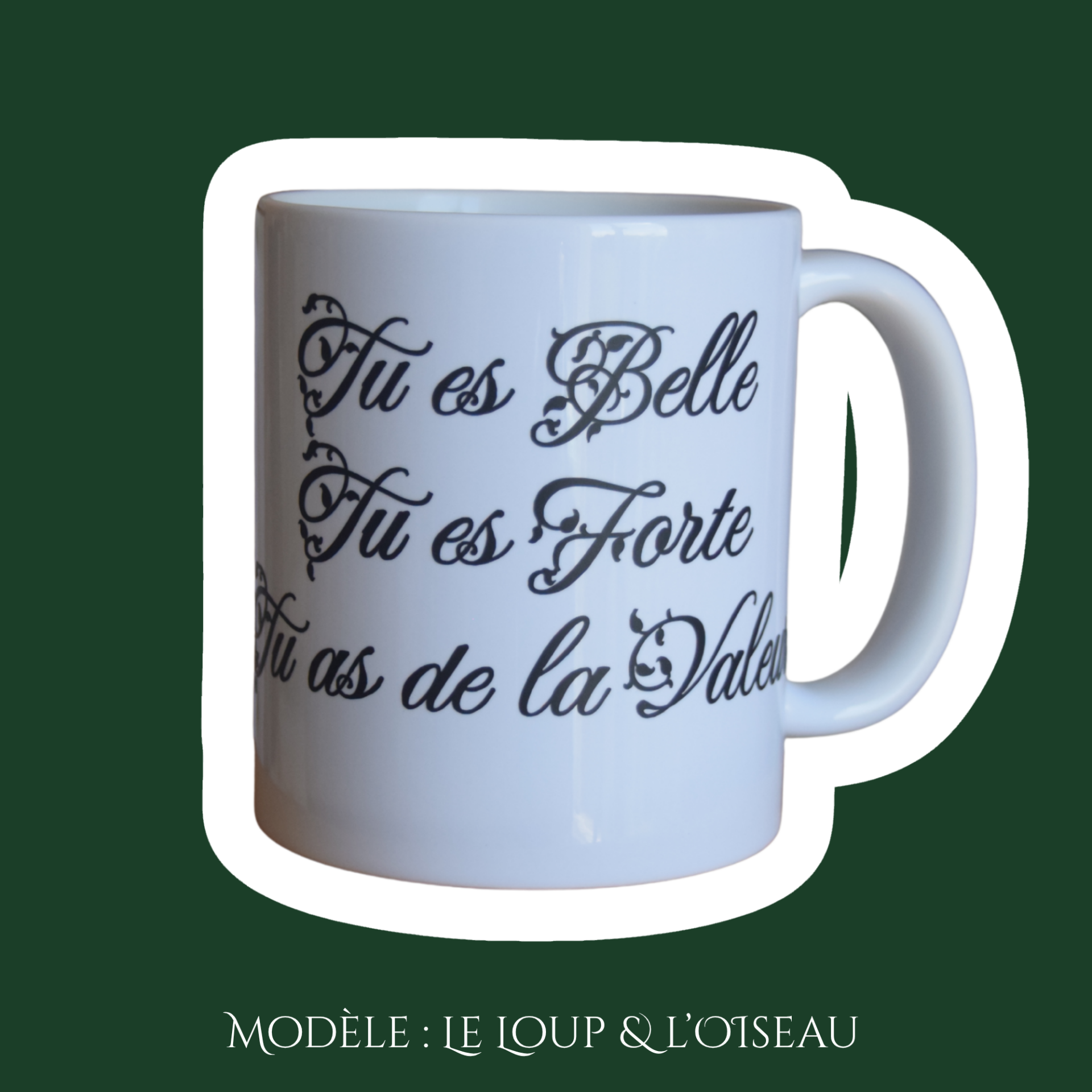 Mug Le Loup & l'Oiseau - Tasse Confiance