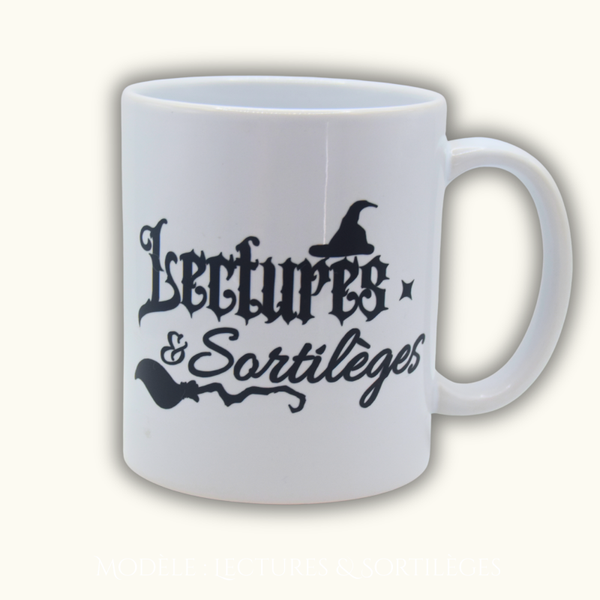 Mug Lectures & Sortilèges - Tasse lectrice witchy