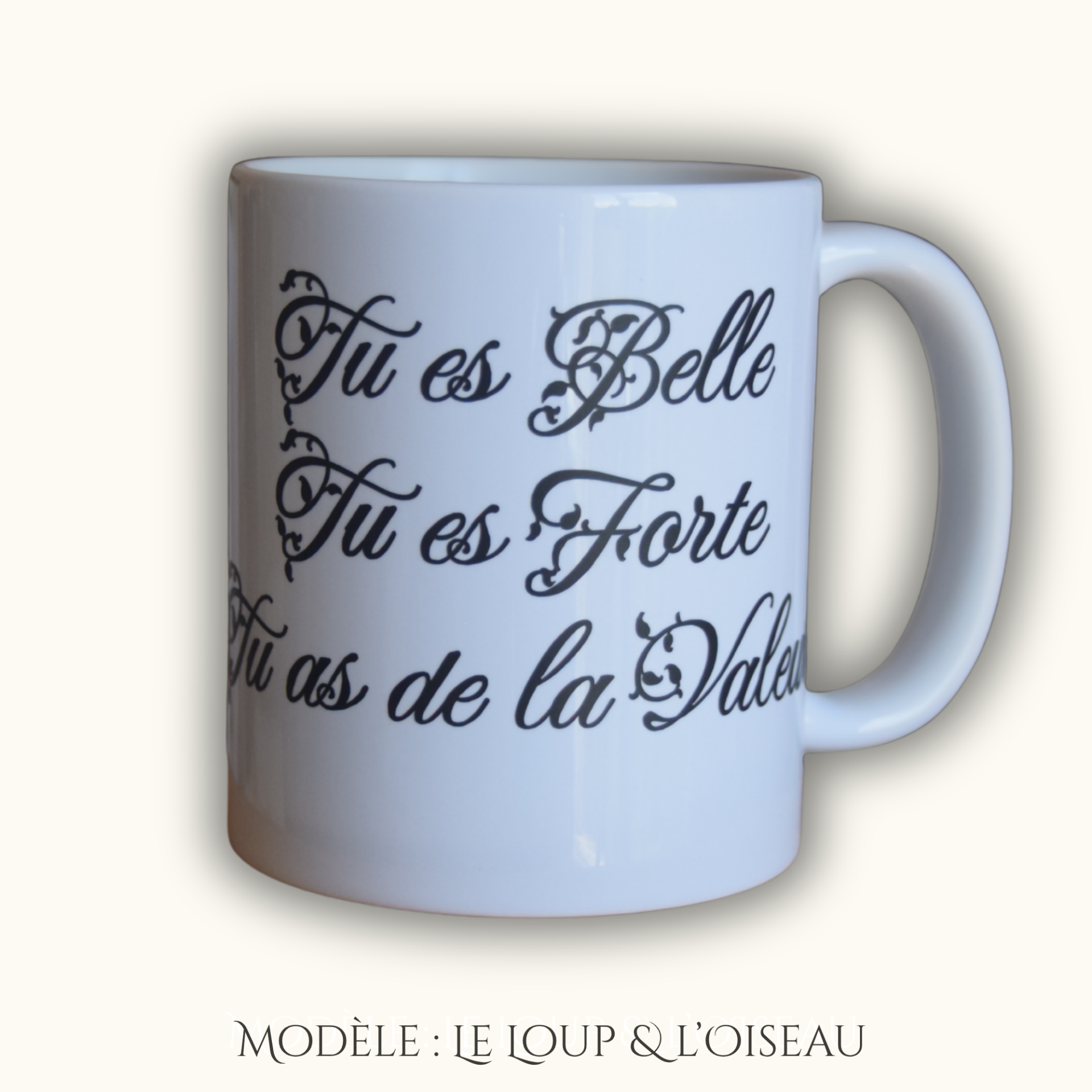 Mug Le Loup & l'Oiseau - Tasse Confiance