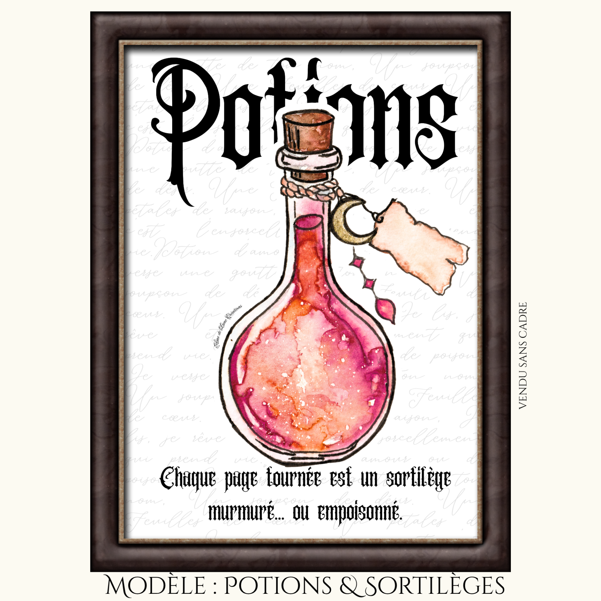 Peinture fantasy - Potions & Sortilèges