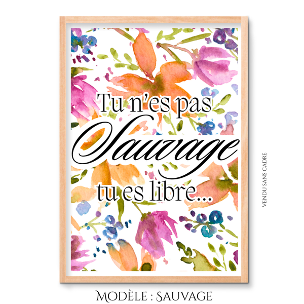 Peinture Émotion en fleurs - Sauvage