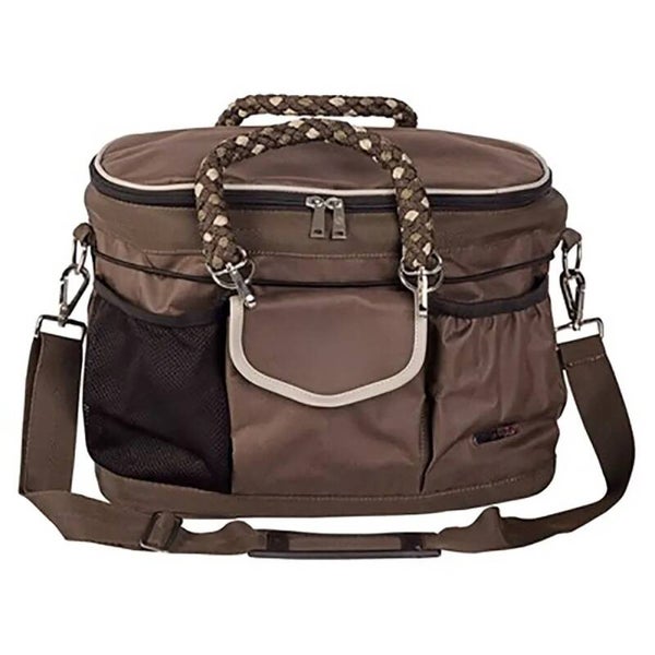 Sac de pansage marron équitation personnalisable
