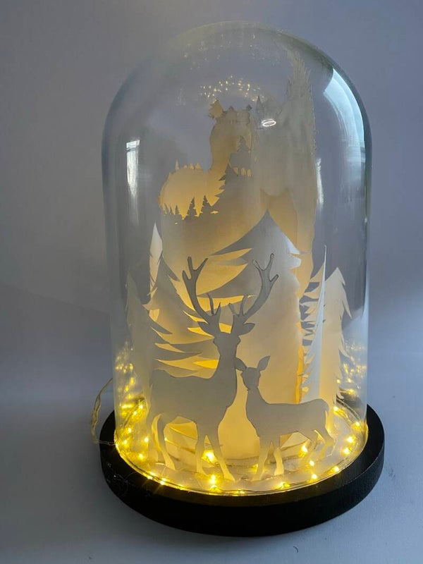 Digitale DIY workshop winterlandschap in stolp