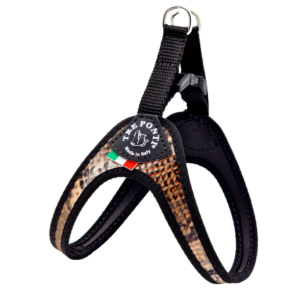 Fibbia animal python tan