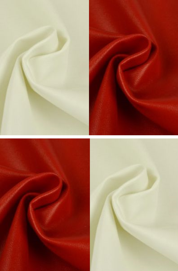 Shopper offwhite / rood