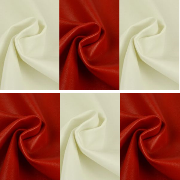 Shopper offwhite / rood / offwhite