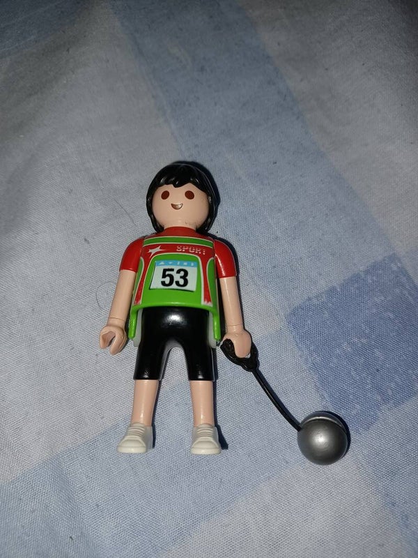playmobil , lanceur de marteau  , occasion