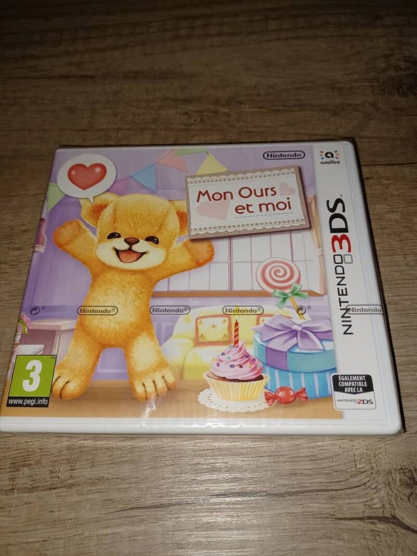 jeu nintendo 3 ds mon ours et moi , neuf
