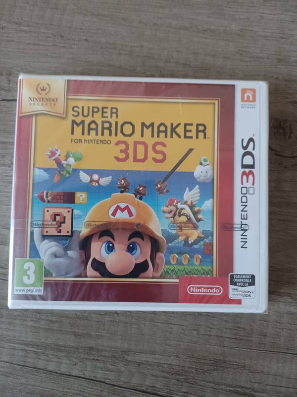 jeu nintendo 3ds super mario maker , neuf