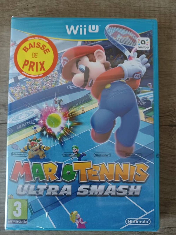 jeu wii u mario tennis ultra smash , neuf