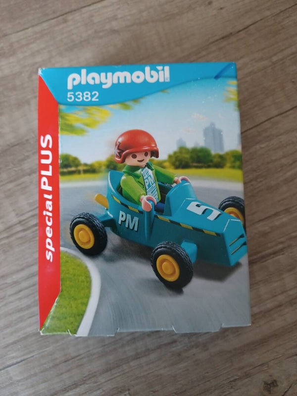 playmobil 5382 enfant et karting , neuf