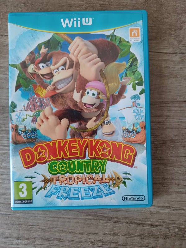 jeu wii u donkey kong country tropical freeze , occasion