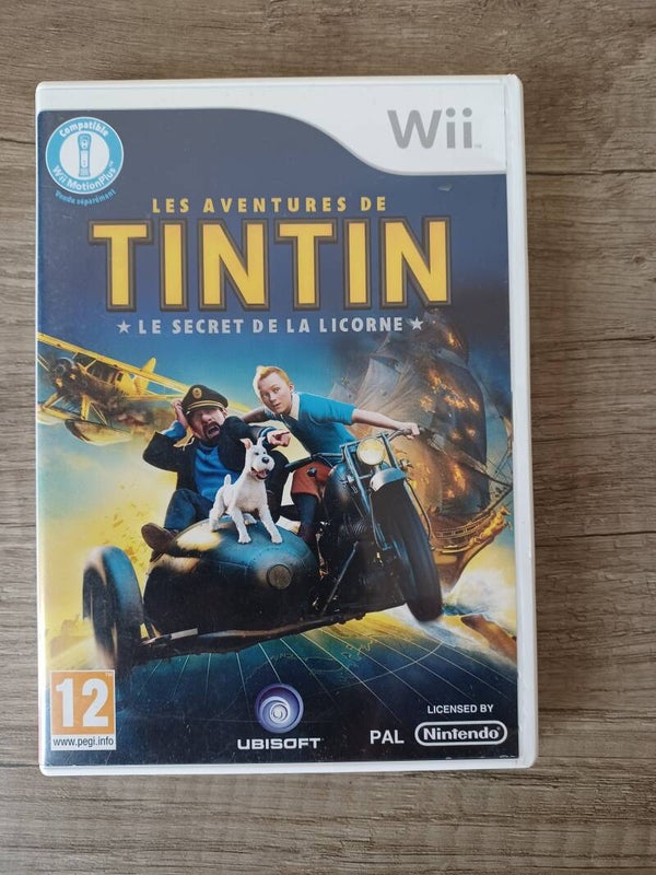 jeu wii les aventures de tintin le secret de la licorne , occasion