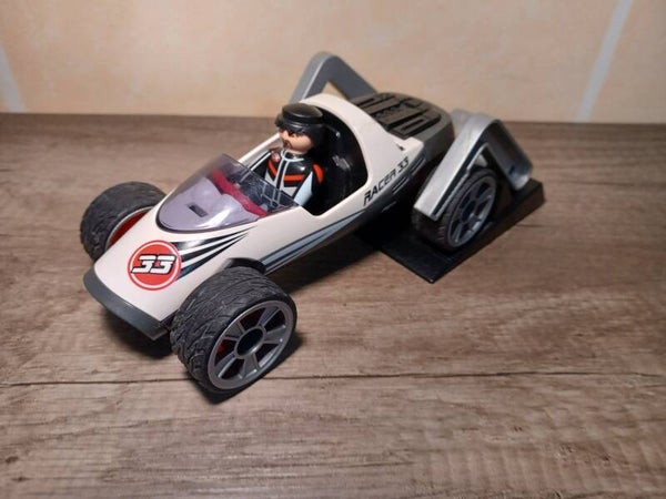 playmobil voiture de course a friction avec lanceur , occasion