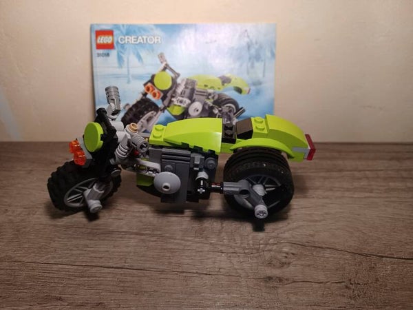 lego 31018 moto verte , occasion