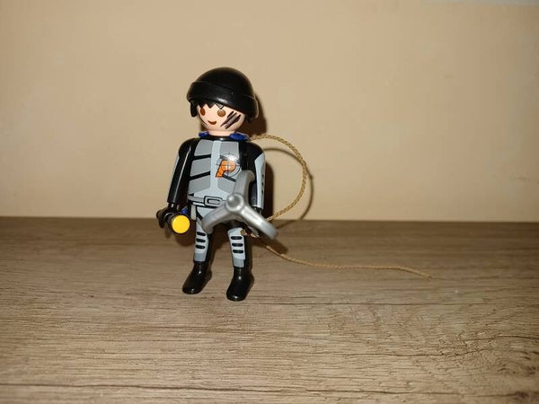 playmobil agent special avec grappin, occasion