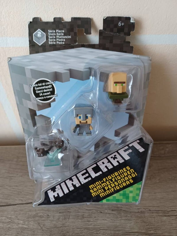 3 figurines minecraft serie 2  , neuf