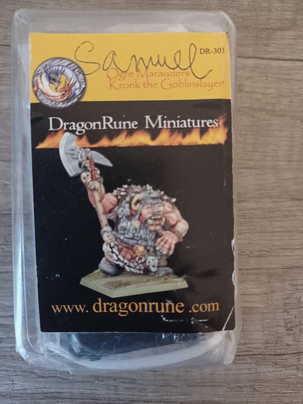 dragon runs miniatures , ogre marauders , neuf