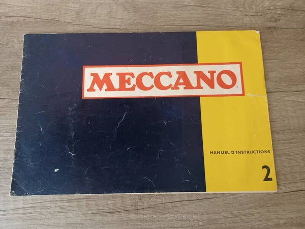 meccano manuels d'instructions pour boites 2 et 3 , occasion