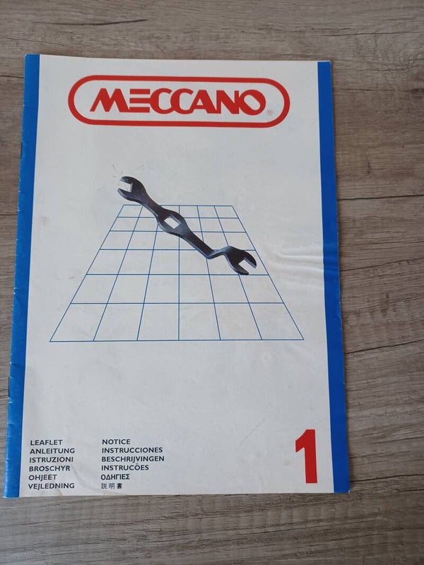 meccano manuel d'instructions pour boites 1 et 2 + evolution , occasion