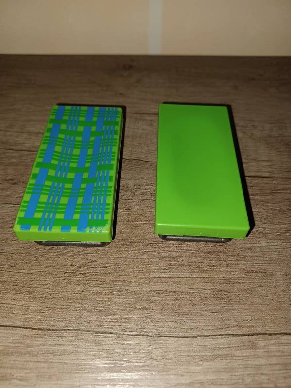 playmobil lot de 2 lits verts , occasion