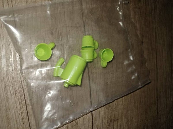 playmobil vaisselle  verte , neuf