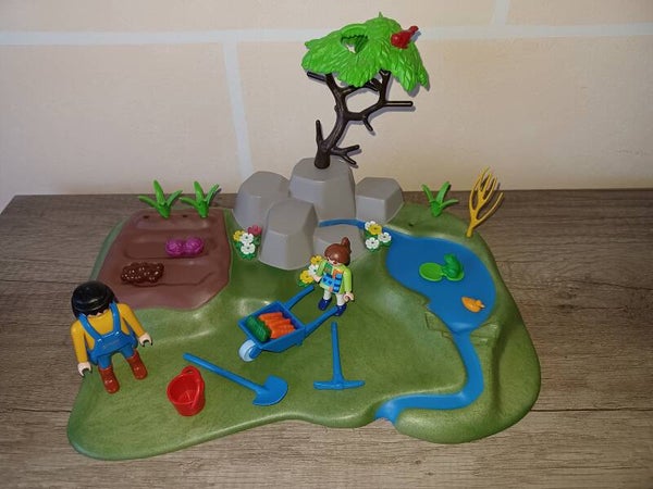 playmobil , jardin potager , occasion