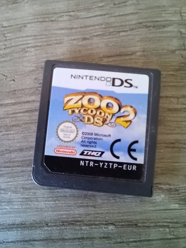 jeu nintendo ds zoo tycoon 2 , occasion