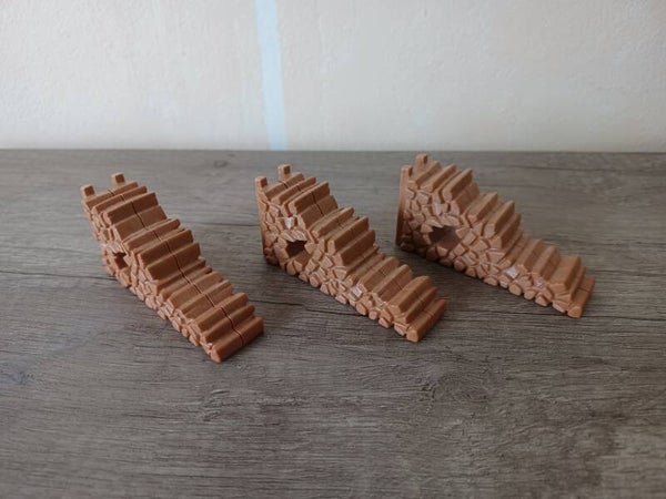 playmobil ,lot de 3 tas de bois  , occasion