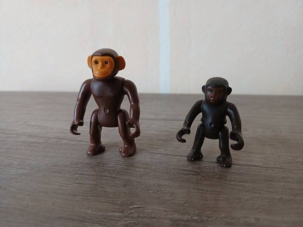 playmobil , singe et bebe gorille  , occasion