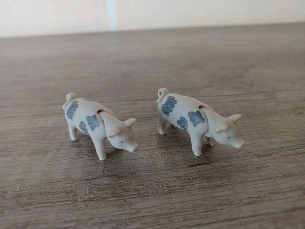 playmobil ,lot de 2 petits cochons , occasion