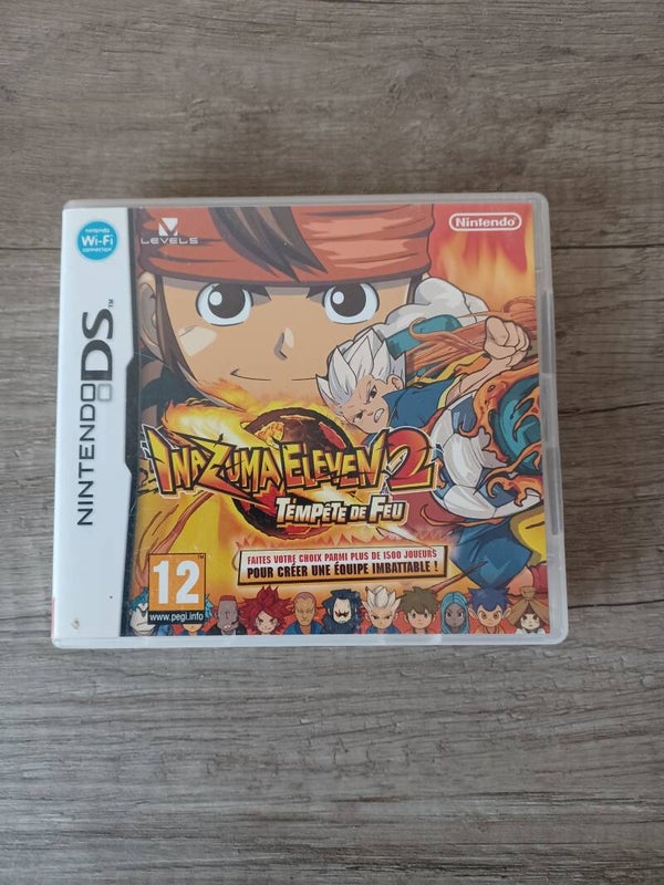 jeu nintendo 3ds inazuma eleven 2 tempete de feu , occasion