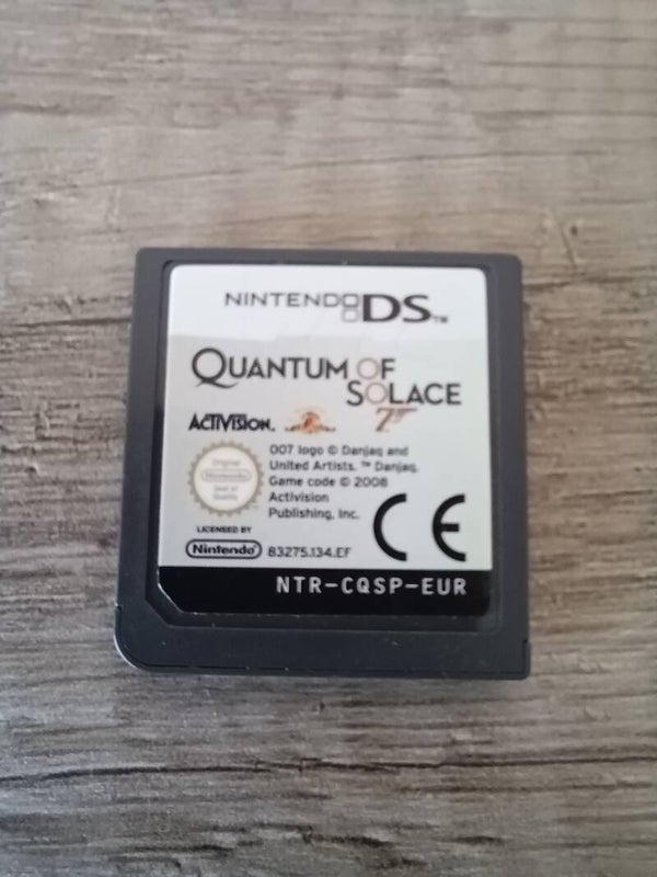 jeu nintendo ds quantum of solace , occasion